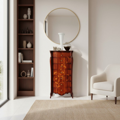Italian furniture style Baroque luxury dresser cabinet designer
