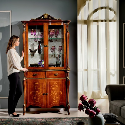 Luxury Italian Furniture Buffet Sideboard Design Cabinet Chest of Drawers Wood Furniture