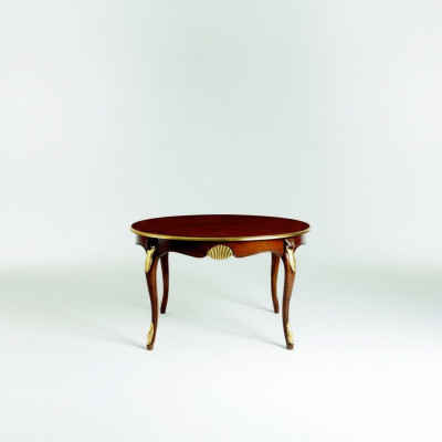 Dining Table Luxury Dining Room Tables Round Wood Italian Furniture Style Baroque Table