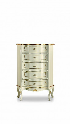 Italian luxury furniture style baroque white cabinet dresser designer furniture