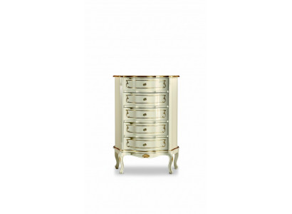 Italian luxury furniture style baroque white cabinet dresser designer furniture