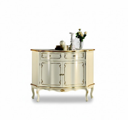 Luxury Italian wooden furniture Baroque dresser living room wardrobe sideboard