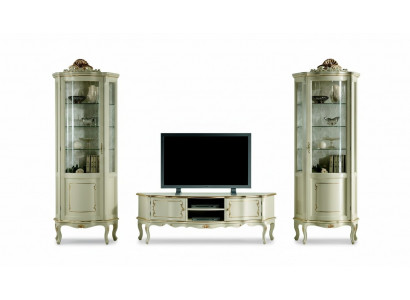 Design Set 3-piece living room set with 2x Display Cabinet Italian Luxury Furniture Baroque Style