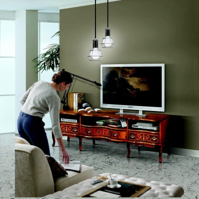 Chic sideboard TV lowboard long RTV cabinet Italian furniture living room wood furniture