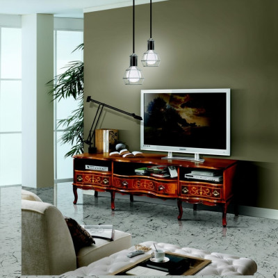 Chic sideboard TV lowboard long RTV cabinet Italian furniture living room wood furniture