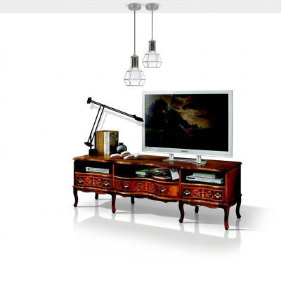 Chic sideboard TV lowboard long RTV cabinet Italian furniture living room wood furniture