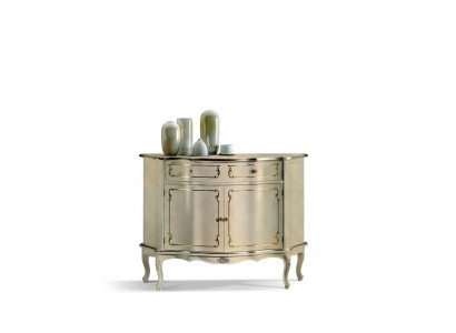 Luxury Italian Wooden Furniture Dresser White Buffet Cabinet Living Room