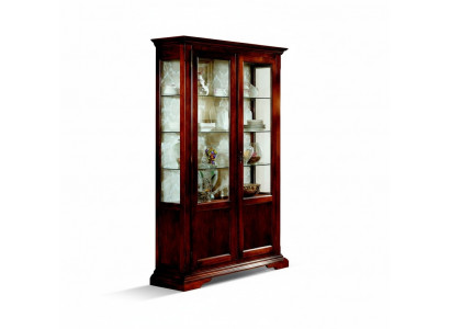 Chic Designer Italian Luxury Wood Furniture Baroque Style Cabinet Display Case Living Room