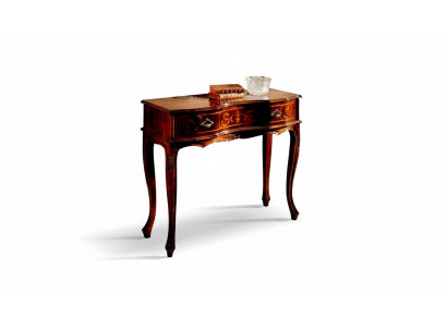 Wood Italian Furniture Console Table Brown Furniture Style Baroque Design Consoles