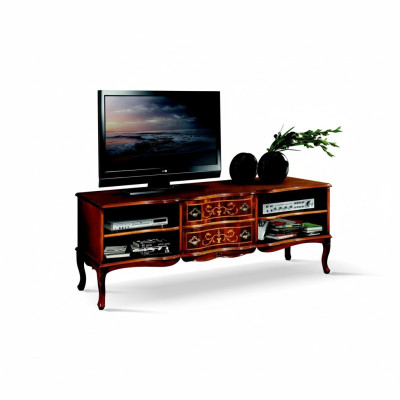 Italian wooden furniture sideboard TV lowboard long RTV cabinet living room