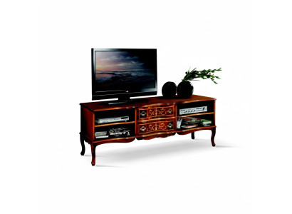 Italian wooden furniture sideboard TV lowboard long RTV cabinet living room