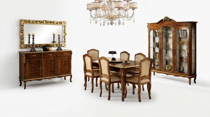 Complete Set Dining Table 6 Chairs Dining Room Suite Dining Set Table Furniture 7-piece