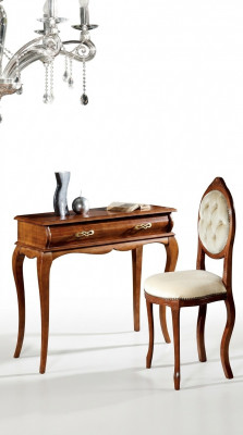 Design furniture console table brown furniture style baroque wood Italian furniture new