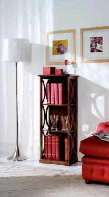 Bookshelf cabinets luxury wood furniture living room furnishings