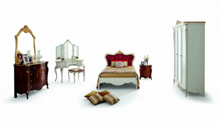 Italian furniture design luxury bed double bed baroque style beds classic