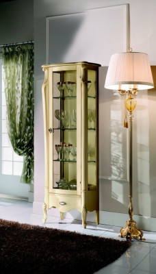 Classic furniture Italian furniture wood beige showcase chic showcase cabinet new