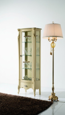 Classic furniture Italian furniture wood beige showcase chic showcase cabinet new