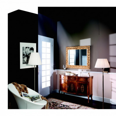 Luxury 2-piece Set Designer Dresser and Mirror Italian Furniture Baroque Style New