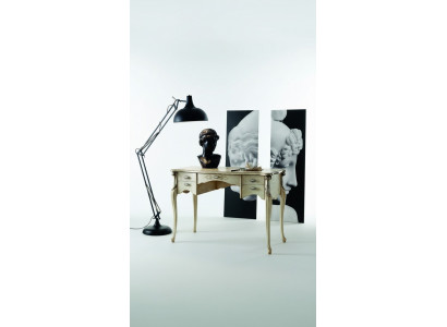 Luxury desk consoles luxury table office furniture baroque gold solid wood