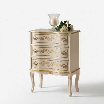 Designer Italian wooden furniture high cabinet dressers cabinets white