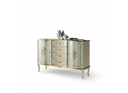 Luxury chest cabinet Italian wood furniture design sideboard console