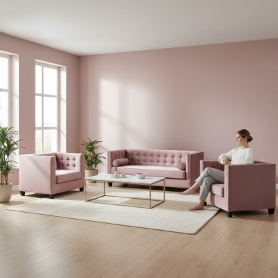 Sofa set couch velvet upholstery sofas complete set suites living room furniture