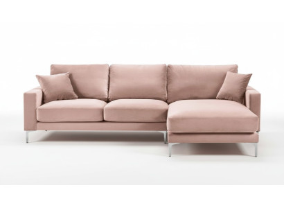 Pink fabric sectional sofa living room design couches upholstered sofa sofas sectional set new