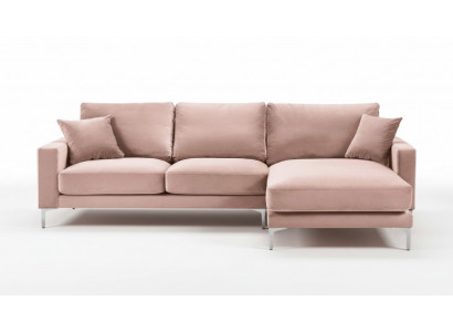 Pink fabric sectional sofa living room design couches upholstered sofa sofas sectional set new
