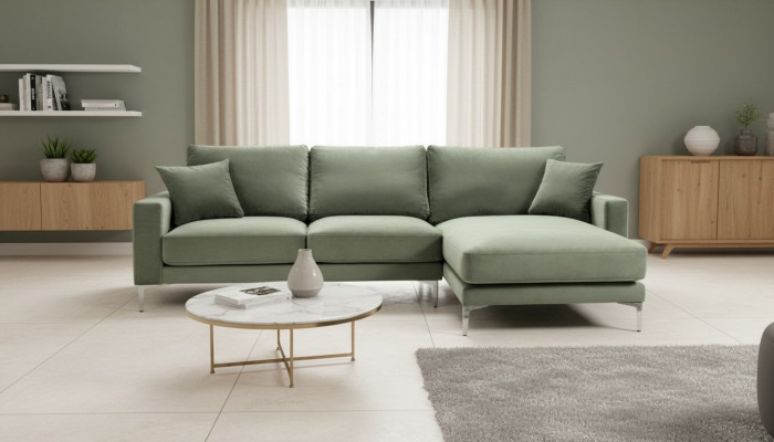 Sage Green Green Corner Sofa Fabric Living Room Design Couches Upholstered Sofa Sofas New