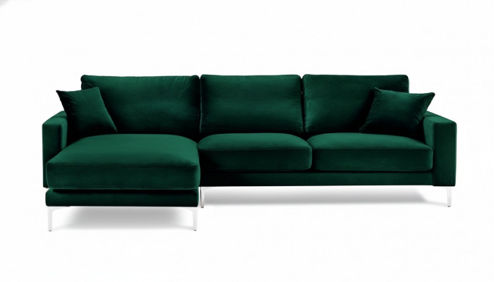 Loft Sofa Luxury Corner Couch Furniture Corner Suite Velvet Couches Sofas Green Living Room
