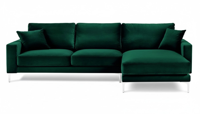 Loft Sofa Luxury Corner Couch Furniture Corner Suite Velvet Couches Living Room Sofas Green