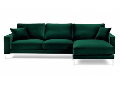 Loft Sofa Luxury Corner Couch Furniture Corner Suite Velvet Couches Living Room Sofas Green