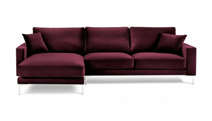 Red Burgundy Corner Sofa Design Couches Upholstered Sofa Sofas Italian Furniture Design