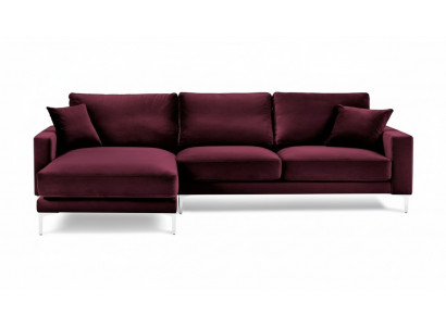 Red Burgundy Corner Sofa Design Couches Upholstered Sofa Sofas Italian Furniture Design