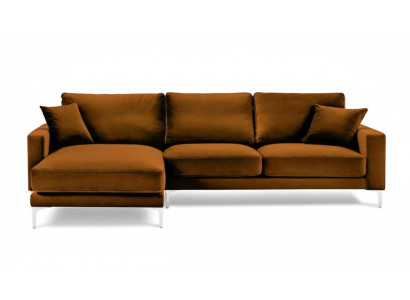 Orange sectional sofa fabric living room design couches upholstered sofa sofas orange velvet