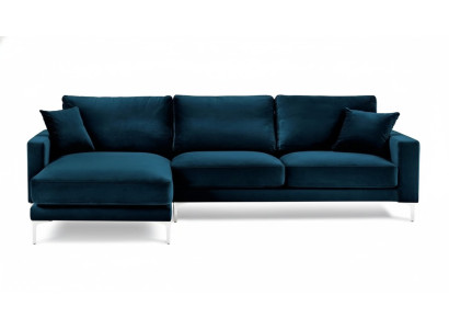 Sofas New Creative Turquoise Corner Sofa Fabric Living Room Design Couches Upholstered Sofa