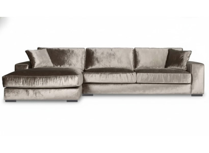 Brown corner sofa, fabric, living room design, couches, upholstery, sofa, sofas, Italian.