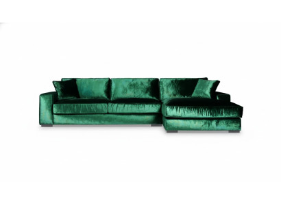 Green corner sofa, fabric sofa, living room design couches, upholstered sofas, large velvet, new.