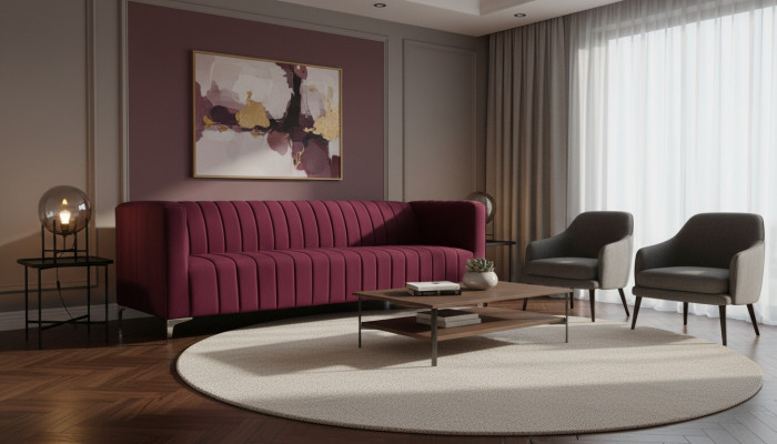 Original sofa living room design couches upholstered sofas Chesterfield three-seater