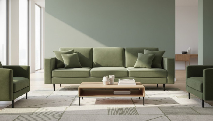 Italian style furniture furnishing living room furniture couch design couches green