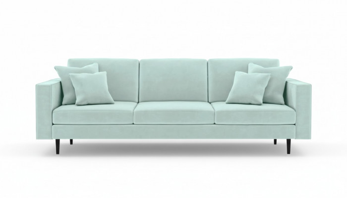 Green fabric Italian furniture living room design couches upholstered sofa sofas XXL