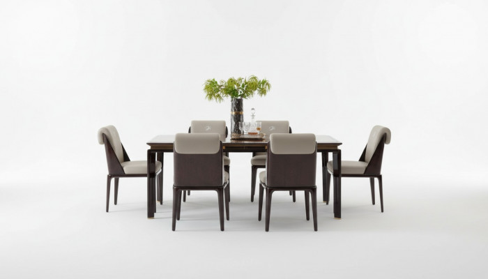 Dining Table Brown Designer Tables Modern Design Furniture Luxury Dining Room