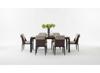 Dining Table Brown Designer Tables Modern Design Furniture Luxury Dining Room