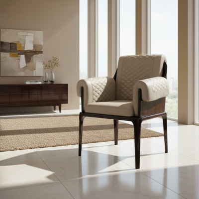 Chair New Creative Modern Design Furniture Luxury Dining Room Chairs Wood Leather