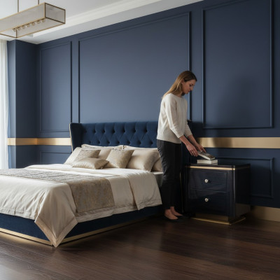 Nightstand Consoles Bedroom Side Table Modern Design Furniture Luxury