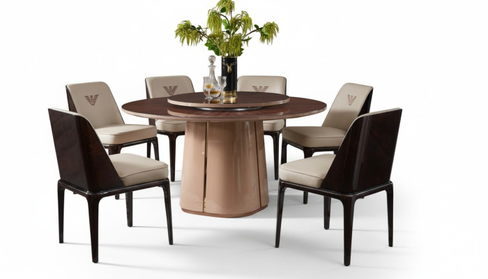 Group Luxury Chair Set Design Furniture Luxury Dining Room Wood 4x Chairs