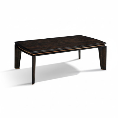 Coffee table dark brown wood luxury living room new modern design