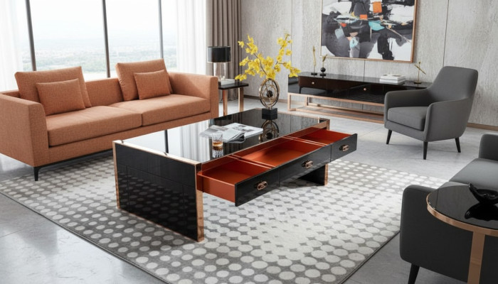 Office desk wood brown desk study room desks office modern design furniture luxury