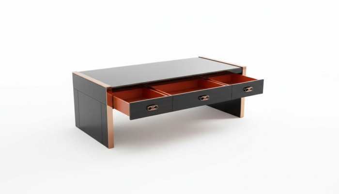 Office desk wood brown desk study room desks office modern design furniture luxury