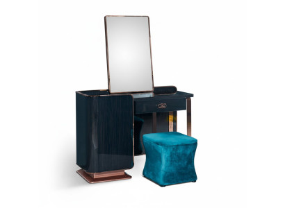 Stool Blue Textile Bedroom New Creative Modern Design Furniture Luxury Fabric